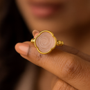Ruva Ring - Pink quartz