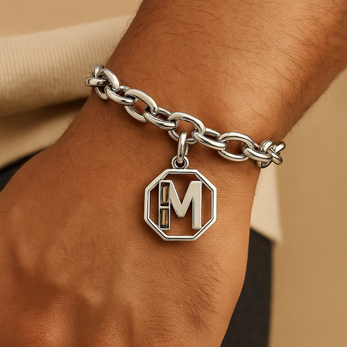 Letter 'M' Charm