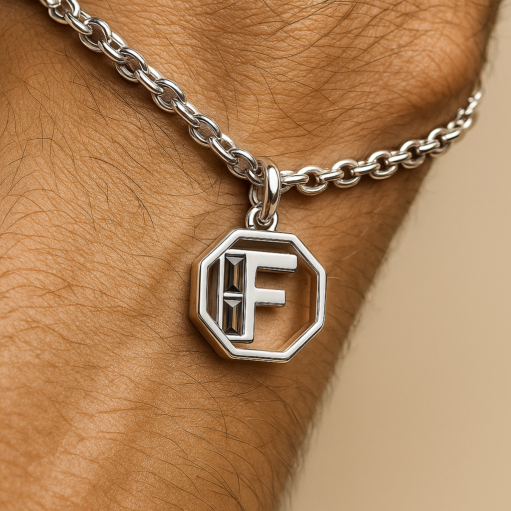 Letter 'F' Charm