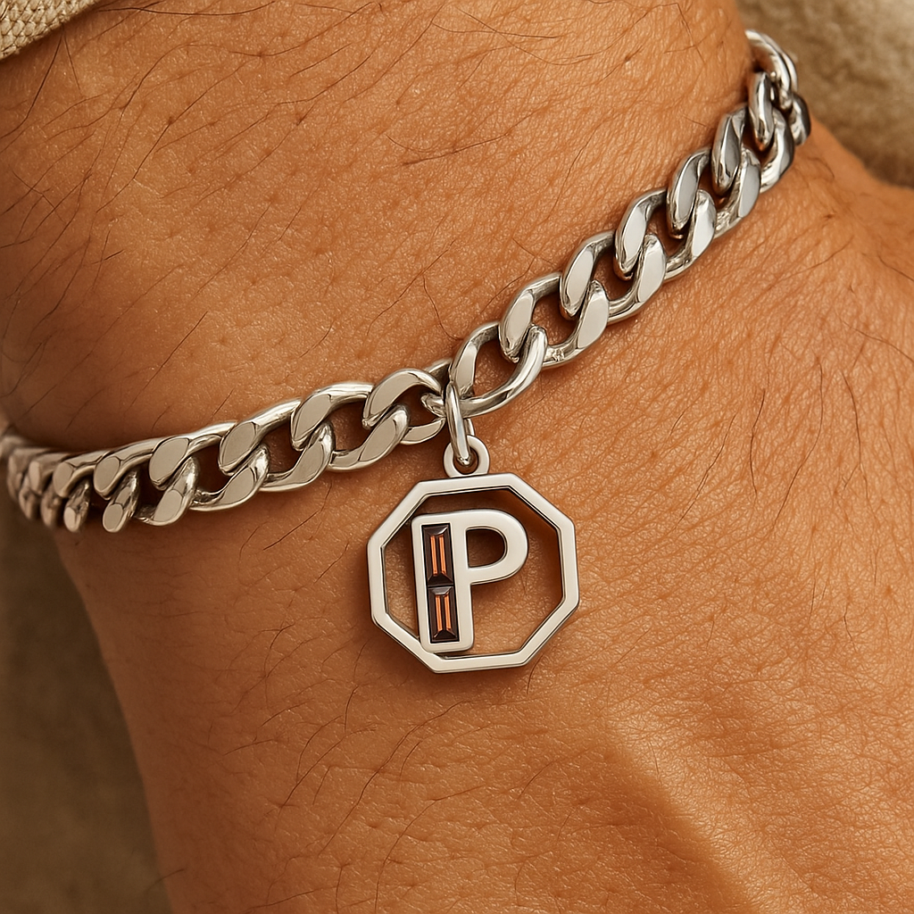 Letter 'P' Charm