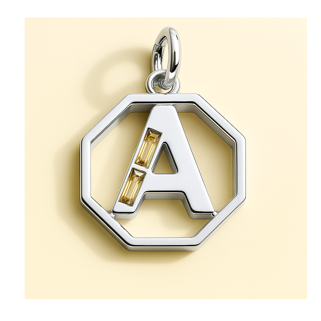 Letter 'A' Charm