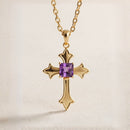 Aviral cross pendant