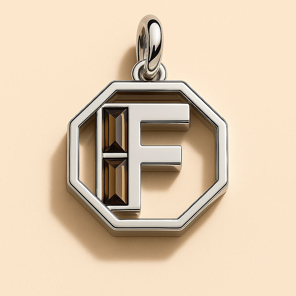 Letter 'F' Charm