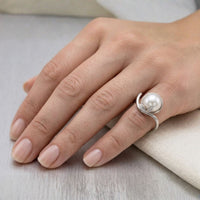 Indira Natural Keshi Pearl Ring