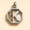 Letter 'K' Charm