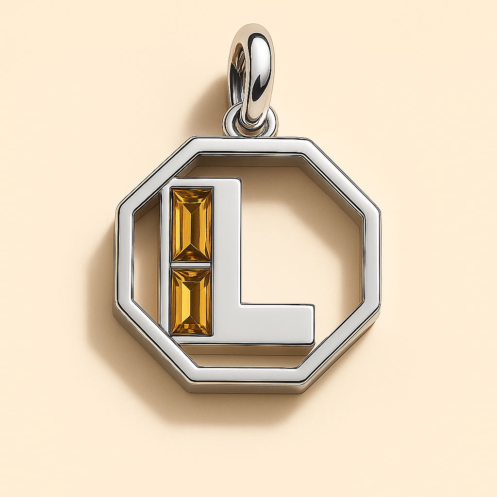 Letter 'L' Charm