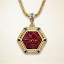 Ramik Natural Carved Ruby Pendant