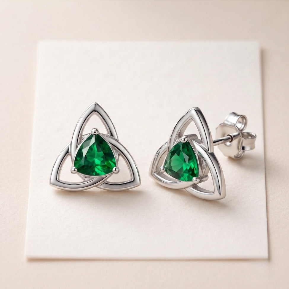 Trikona earrings