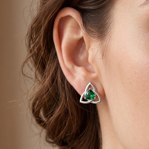 Trikona earrings